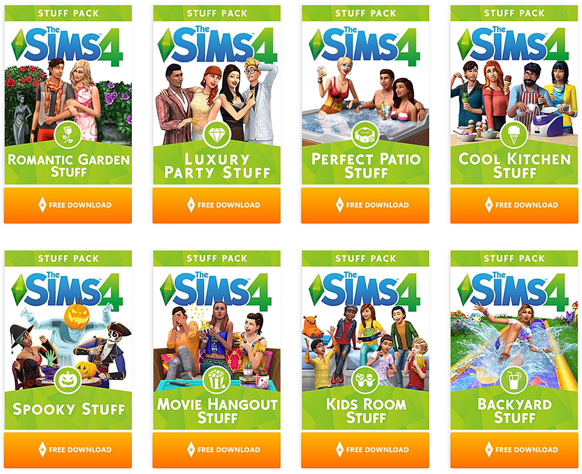 the sims 4 game packs free download winzip files